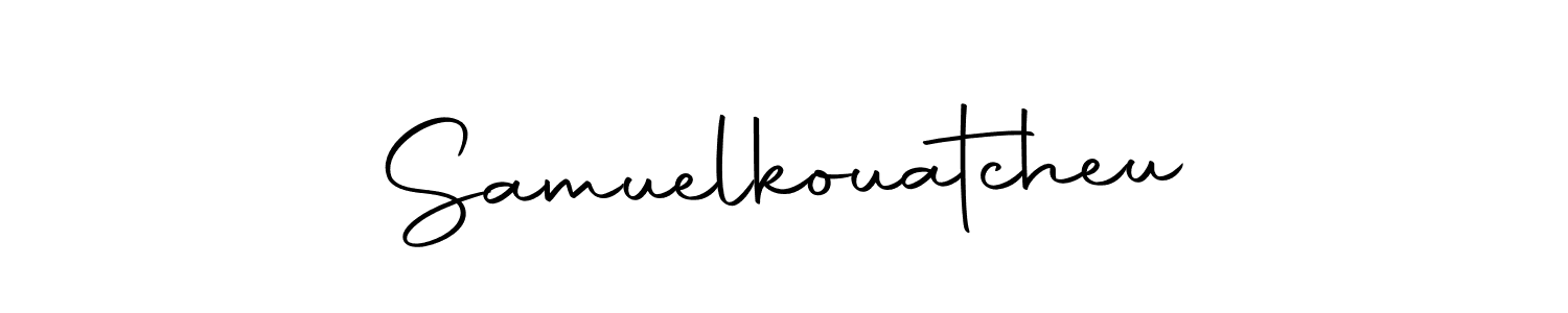 Samuelkouatcheu stylish signature style. Best Handwritten Sign (Autography-DOLnW) for my name. Handwritten Signature Collection Ideas for my name Samuelkouatcheu. Samuelkouatcheu signature style 10 images and pictures png