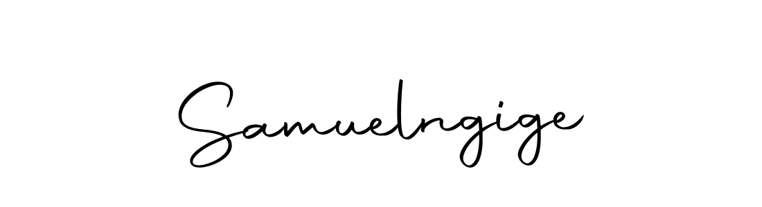 It looks lik you need a new signature style for name Samuelngige. Design unique handwritten (Autography-DOLnW) signature with our free signature maker in just a few clicks. Samuelngige signature style 10 images and pictures png