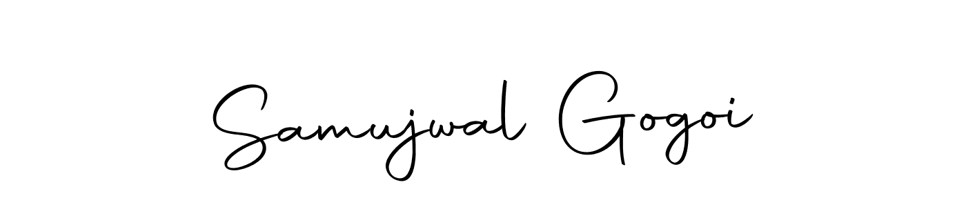 Also we have Samujwal Gogoi name is the best signature style. Create professional handwritten signature collection using Autography-DOLnW autograph style. Samujwal Gogoi signature style 10 images and pictures png