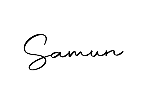Also we have Samun name is the best signature style. Create professional handwritten signature collection using Autography-DOLnW autograph style. Samun signature style 10 images and pictures png