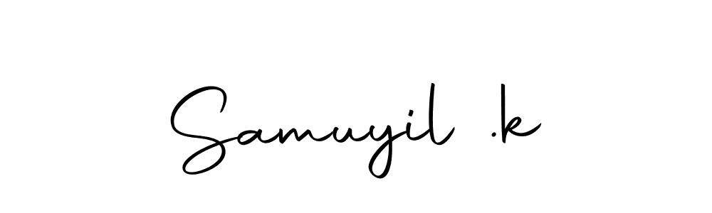 Check out images of Autograph of Samuyil .k name. Actor Samuyil .k Signature Style. Autography-DOLnW is a professional sign style online. Samuyil .k signature style 10 images and pictures png