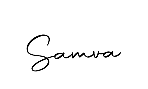 if you are searching for the best signature style for your name Samva. so please give up your signature search. here we have designed multiple signature styles  using Autography-DOLnW. Samva signature style 10 images and pictures png