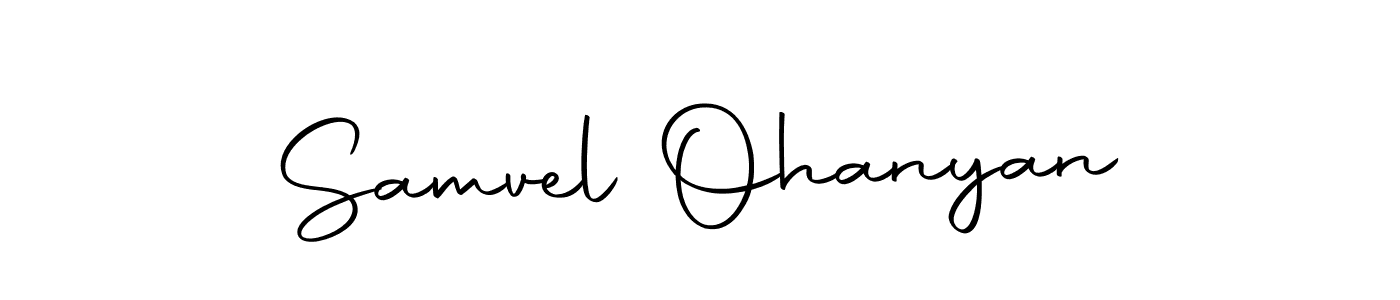 The best way (Autography-DOLnW) to make a short signature is to pick only two or three words in your name. The name Samvel Ohanyan include a total of six letters. For converting this name. Samvel Ohanyan signature style 10 images and pictures png