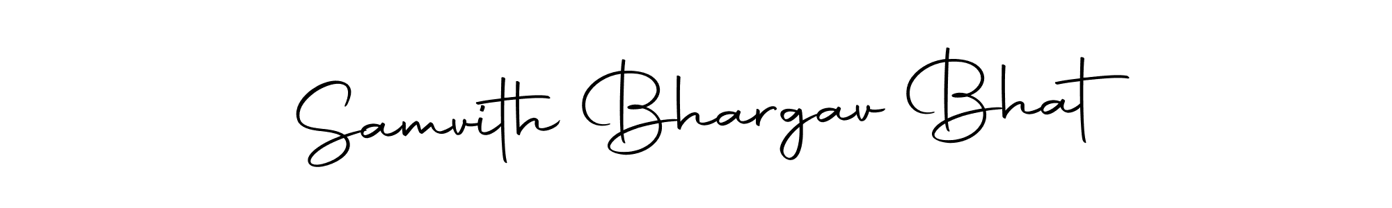 Also we have Samvith Bhargav Bhat name is the best signature style. Create professional handwritten signature collection using Autography-DOLnW autograph style. Samvith Bhargav Bhat signature style 10 images and pictures png