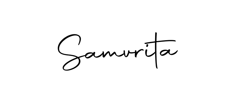 Samvrita stylish signature style. Best Handwritten Sign (Autography-DOLnW) for my name. Handwritten Signature Collection Ideas for my name Samvrita. Samvrita signature style 10 images and pictures png