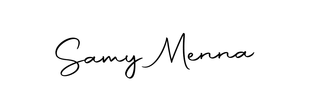 Make a beautiful signature design for name Samy Menna. Use this online signature maker to create a handwritten signature for free. Samy Menna signature style 10 images and pictures png