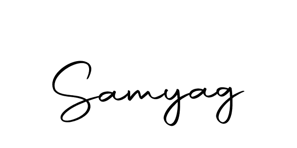 Make a beautiful signature design for name Samyag. With this signature (Autography-DOLnW) style, you can create a handwritten signature for free. Samyag signature style 10 images and pictures png