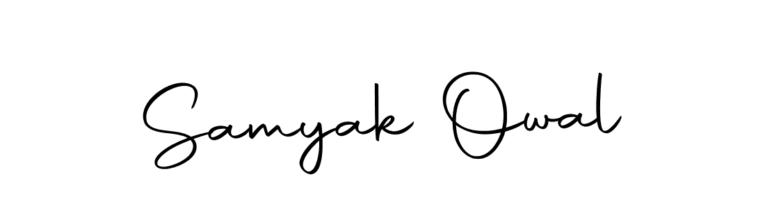 Create a beautiful signature design for name Samyak Owal. With this signature (Autography-DOLnW) fonts, you can make a handwritten signature for free. Samyak Owal signature style 10 images and pictures png