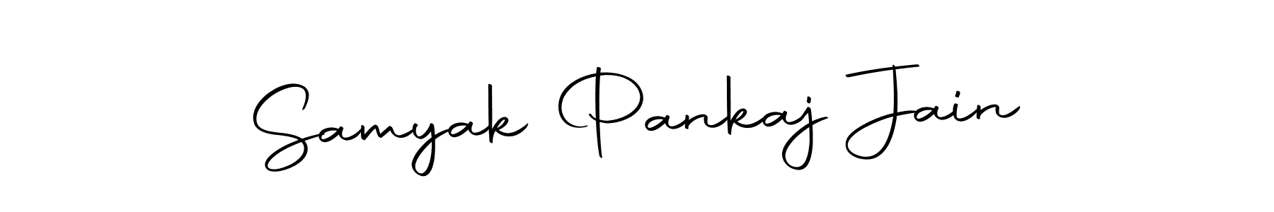 You can use this online signature creator to create a handwritten signature for the name Samyak Pankaj Jain. This is the best online autograph maker. Samyak Pankaj Jain signature style 10 images and pictures png