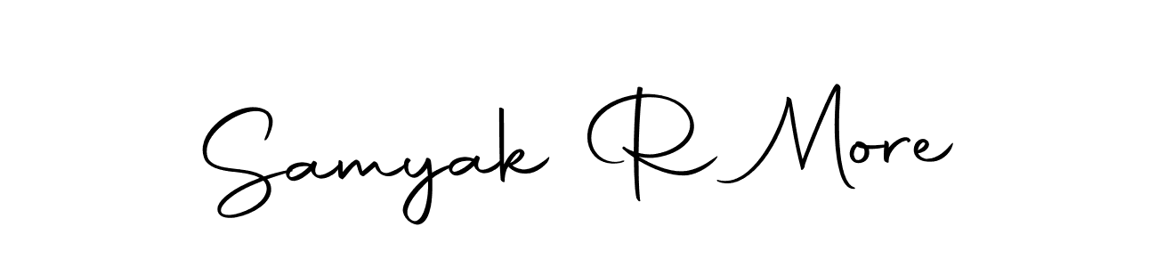 How to make Samyak R More signature? Autography-DOLnW is a professional autograph style. Create handwritten signature for Samyak R More name. Samyak R More signature style 10 images and pictures png