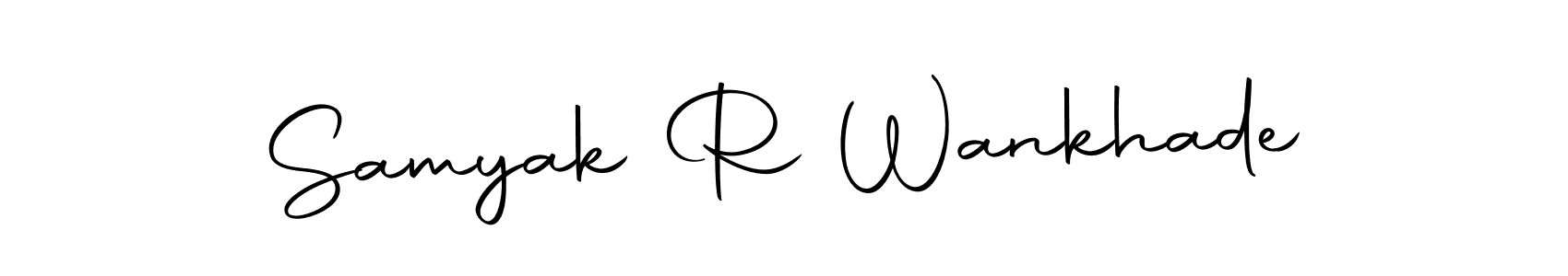 Here are the top 10 professional signature styles for the name Samyak R Wankhade. These are the best autograph styles you can use for your name. Samyak R Wankhade signature style 10 images and pictures png