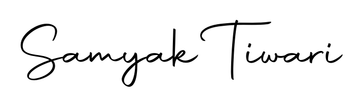 Use a signature maker to create a handwritten signature online. With this signature software, you can design (Autography-DOLnW) your own signature for name Samyak Tiwari. Samyak Tiwari signature style 10 images and pictures png