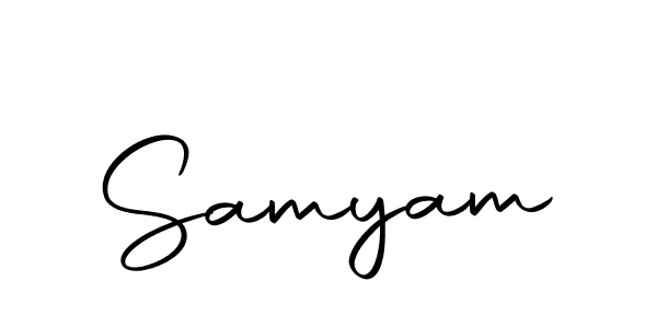 How to make Samyam signature? Autography-DOLnW is a professional autograph style. Create handwritten signature for Samyam name. Samyam signature style 10 images and pictures png