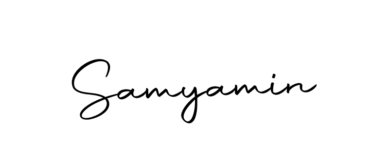 Samyamin stylish signature style. Best Handwritten Sign (Autography-DOLnW) for my name. Handwritten Signature Collection Ideas for my name Samyamin. Samyamin signature style 10 images and pictures png