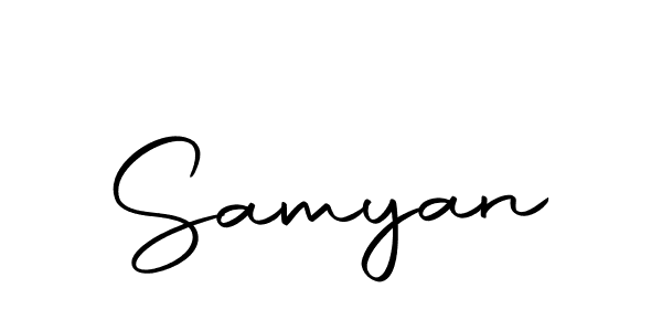 Make a beautiful signature design for name Samyan. With this signature (Autography-DOLnW) style, you can create a handwritten signature for free. Samyan signature style 10 images and pictures png