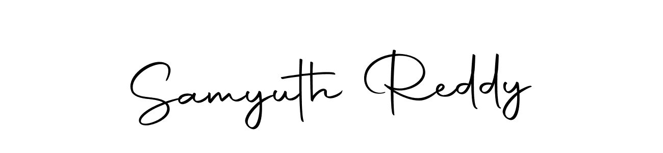 This is the best signature style for the Samyuth Reddy name. Also you like these signature font (Autography-DOLnW). Mix name signature. Samyuth Reddy signature style 10 images and pictures png