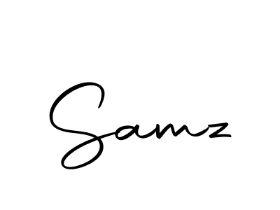 How to make Samz signature? Autography-DOLnW is a professional autograph style. Create handwritten signature for Samz name. Samz signature style 10 images and pictures png