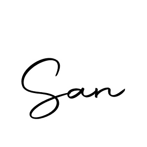 San stylish signature style. Best Handwritten Sign (Autography-DOLnW) for my name. Handwritten Signature Collection Ideas for my name San. San signature style 10 images and pictures png