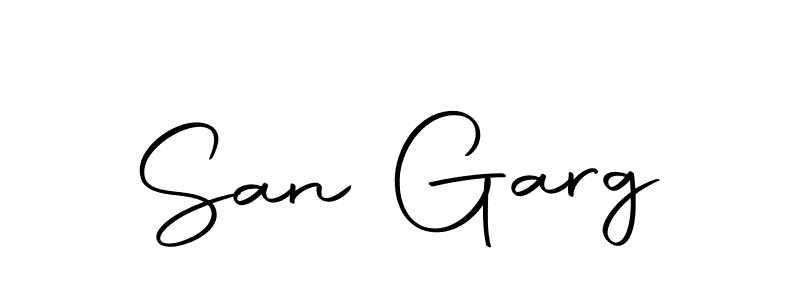 if you are searching for the best signature style for your name San Garg. so please give up your signature search. here we have designed multiple signature styles  using Autography-DOLnW. San Garg signature style 10 images and pictures png