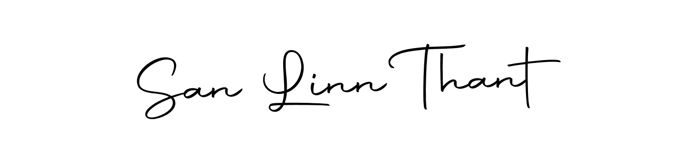 How to make San Linn Thant signature? Autography-DOLnW is a professional autograph style. Create handwritten signature for San Linn Thant name. San Linn Thant signature style 10 images and pictures png