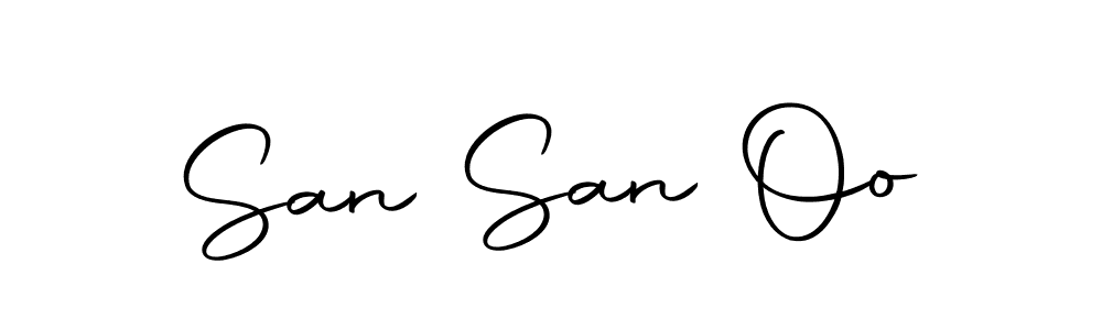 Similarly Autography-DOLnW is the best handwritten signature design. Signature creator online .You can use it as an online autograph creator for name San San Oo. San San Oo signature style 10 images and pictures png