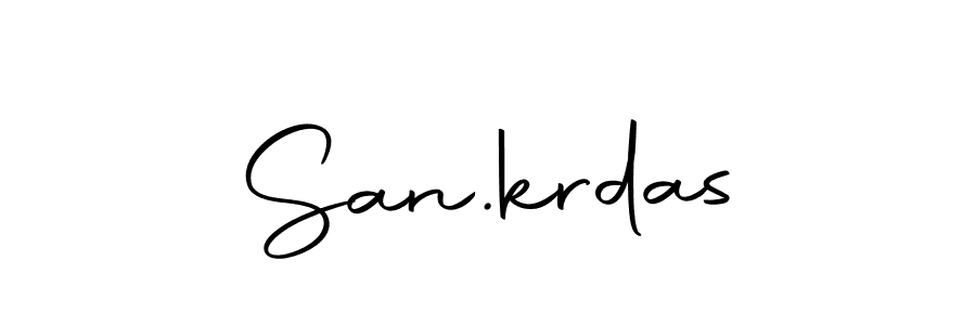 Create a beautiful signature design for name San.krdas. With this signature (Autography-DOLnW) fonts, you can make a handwritten signature for free. San.krdas signature style 10 images and pictures png