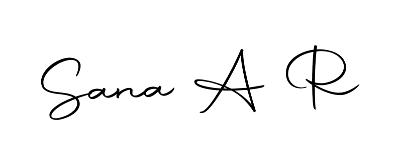 if you are searching for the best signature style for your name Sana A R. so please give up your signature search. here we have designed multiple signature styles  using Autography-DOLnW. Sana A R signature style 10 images and pictures png