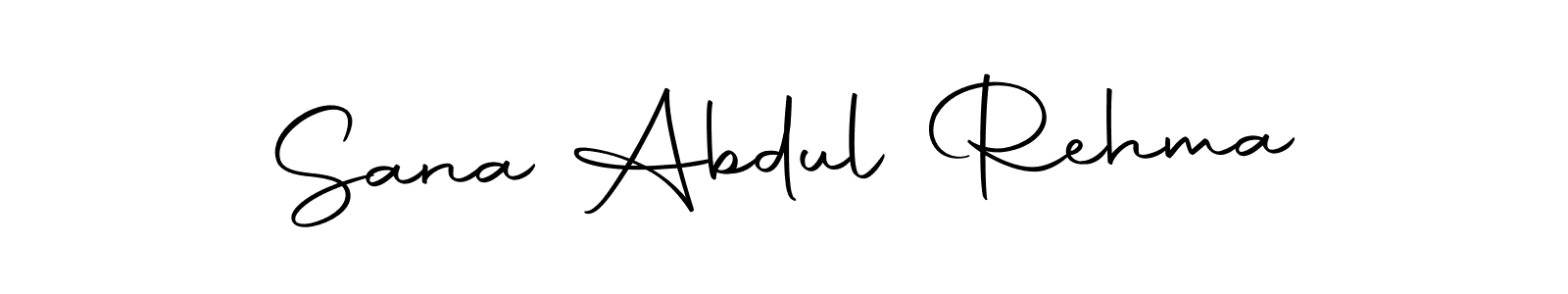 How to make Sana Abdul Rehma signature? Autography-DOLnW is a professional autograph style. Create handwritten signature for Sana Abdul Rehma name. Sana Abdul Rehma signature style 10 images and pictures png