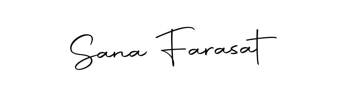Use a signature maker to create a handwritten signature online. With this signature software, you can design (Autography-DOLnW) your own signature for name Sana Farasat. Sana Farasat signature style 10 images and pictures png