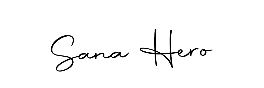 Once you've used our free online signature maker to create your best signature Autography-DOLnW style, it's time to enjoy all of the benefits that Sana Hero name signing documents. Sana Hero signature style 10 images and pictures png