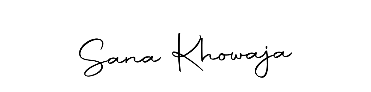Also we have Sana Khowaja name is the best signature style. Create professional handwritten signature collection using Autography-DOLnW autograph style. Sana Khowaja signature style 10 images and pictures png