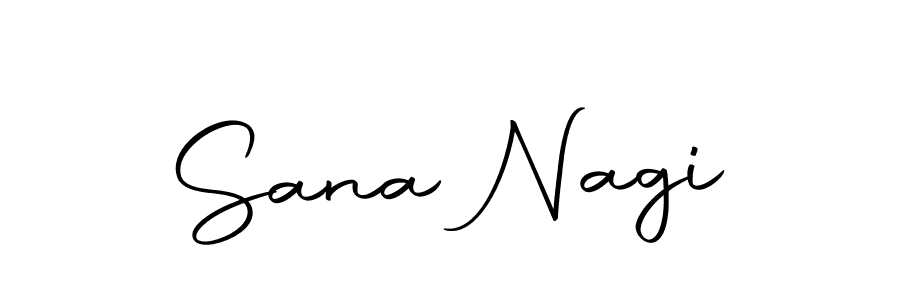 Design your own signature with our free online signature maker. With this signature software, you can create a handwritten (Autography-DOLnW) signature for name Sana Nagi. Sana Nagi signature style 10 images and pictures png