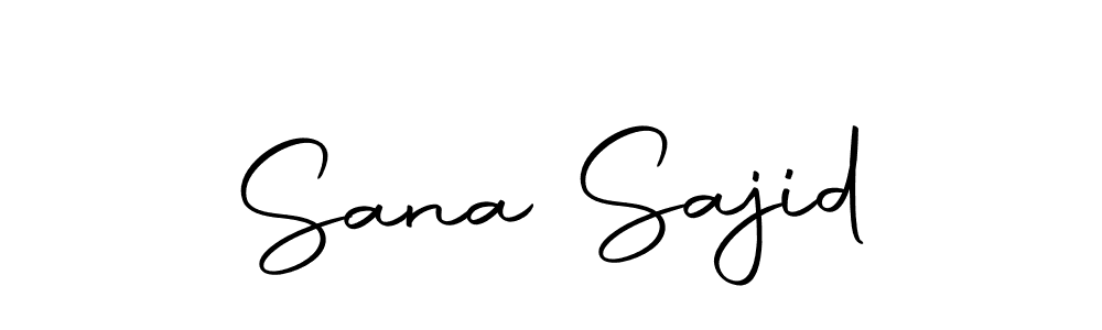 How to make Sana Sajid signature? Autography-DOLnW is a professional autograph style. Create handwritten signature for Sana Sajid name. Sana Sajid signature style 10 images and pictures png