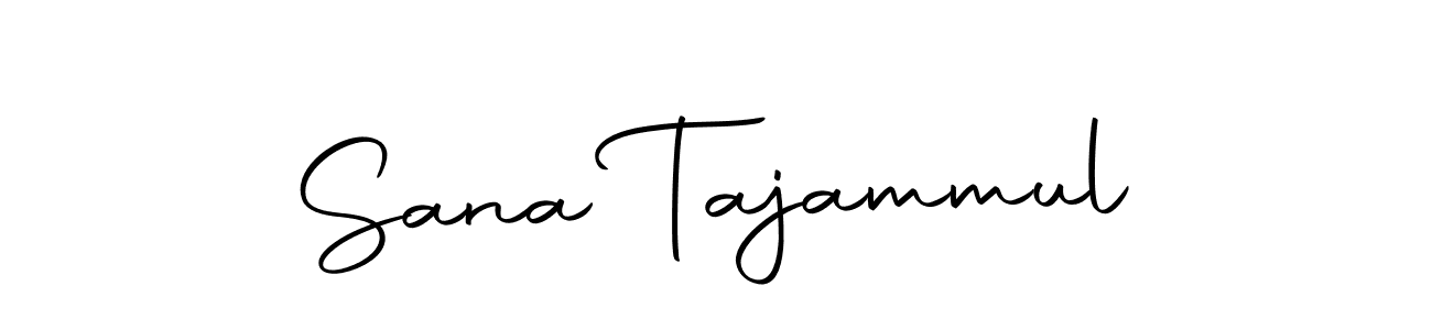 Make a beautiful signature design for name Sana Tajammul. Use this online signature maker to create a handwritten signature for free. Sana Tajammul signature style 10 images and pictures png