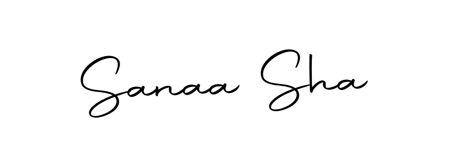 Design your own signature with our free online signature maker. With this signature software, you can create a handwritten (Autography-DOLnW) signature for name Sanaa Sha. Sanaa Sha signature style 10 images and pictures png