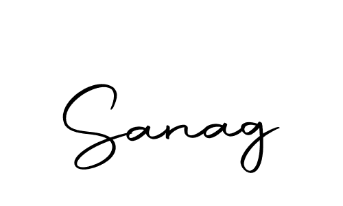 Make a beautiful signature design for name Sanag. With this signature (Autography-DOLnW) style, you can create a handwritten signature for free. Sanag signature style 10 images and pictures png