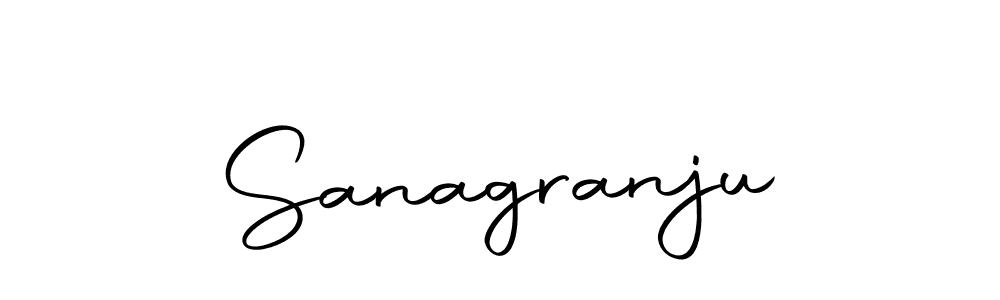 How to make Sanagranju name signature. Use Autography-DOLnW style for creating short signs online. This is the latest handwritten sign. Sanagranju signature style 10 images and pictures png