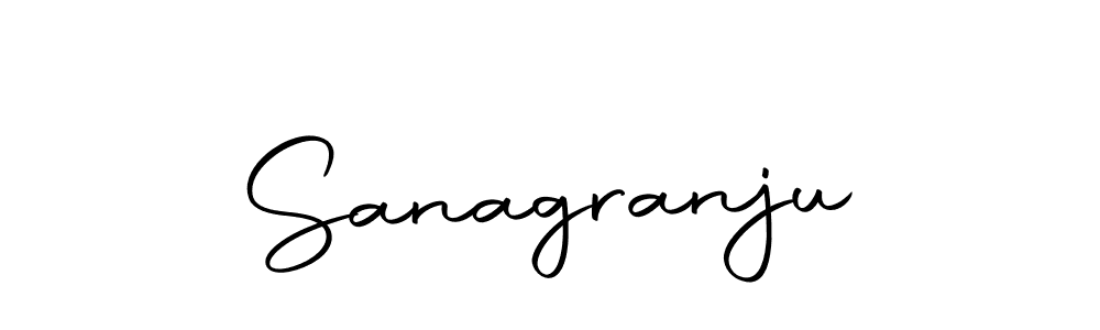 How to make Sanagranju name signature. Use Autography-DOLnW style for creating short signs online. This is the latest handwritten sign. Sanagranju signature style 10 images and pictures png