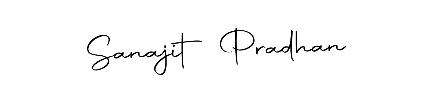 Make a beautiful signature design for name Sanajit Pradhan. With this signature (Autography-DOLnW) style, you can create a handwritten signature for free. Sanajit Pradhan signature style 10 images and pictures png