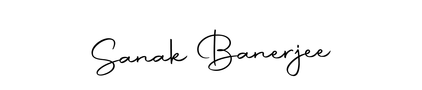 Design your own signature with our free online signature maker. With this signature software, you can create a handwritten (Autography-DOLnW) signature for name Sanak Banerjee. Sanak Banerjee signature style 10 images and pictures png