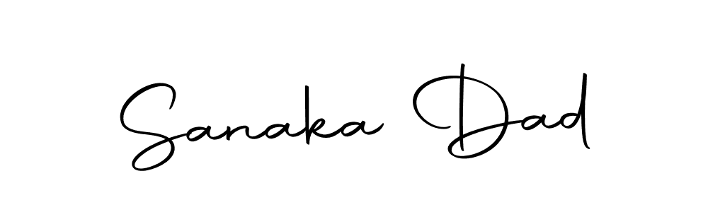 Use a signature maker to create a handwritten signature online. With this signature software, you can design (Autography-DOLnW) your own signature for name Sanaka Dad. Sanaka Dad signature style 10 images and pictures png