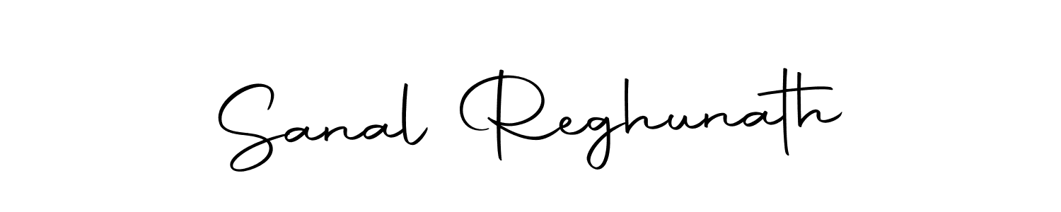 Create a beautiful signature design for name Sanal Reghunath. With this signature (Autography-DOLnW) fonts, you can make a handwritten signature for free. Sanal Reghunath signature style 10 images and pictures png