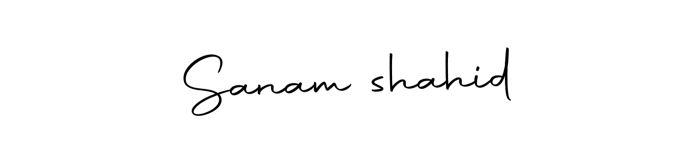 Create a beautiful signature design for name Sanam❤shahid. With this signature (Autography-DOLnW) fonts, you can make a handwritten signature for free. Sanam❤shahid signature style 10 images and pictures png