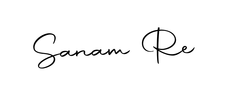 Make a beautiful signature design for name Sanam Re. With this signature (Autography-DOLnW) style, you can create a handwritten signature for free. Sanam Re signature style 10 images and pictures png