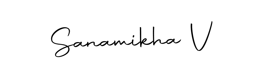 Also we have Sanamikha V name is the best signature style. Create professional handwritten signature collection using Autography-DOLnW autograph style. Sanamikha V signature style 10 images and pictures png