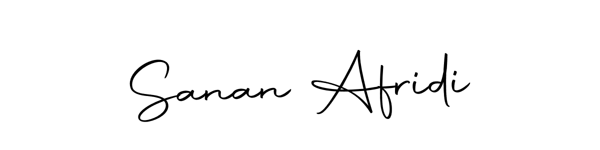Use a signature maker to create a handwritten signature online. With this signature software, you can design (Autography-DOLnW) your own signature for name Sanan Afridi. Sanan Afridi signature style 10 images and pictures png