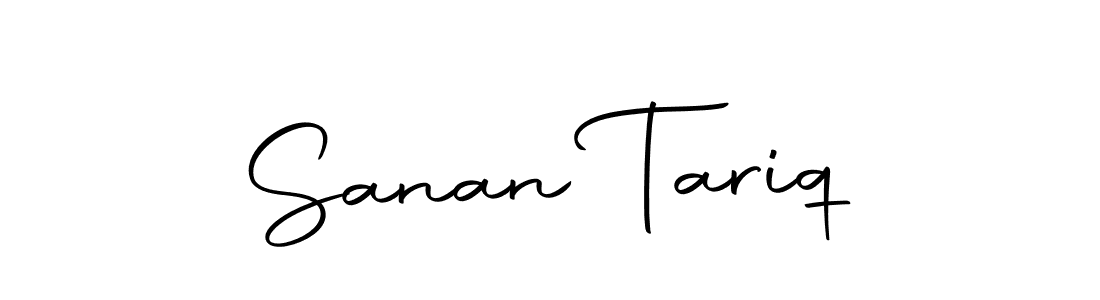 Create a beautiful signature design for name Sanan Tariq. With this signature (Autography-DOLnW) fonts, you can make a handwritten signature for free. Sanan Tariq signature style 10 images and pictures png