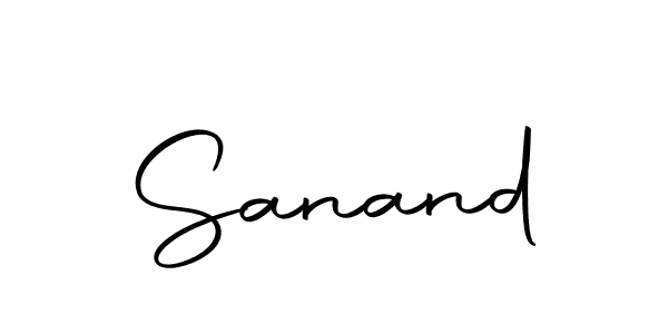 How to make Sanand name signature. Use Autography-DOLnW style for creating short signs online. This is the latest handwritten sign. Sanand signature style 10 images and pictures png