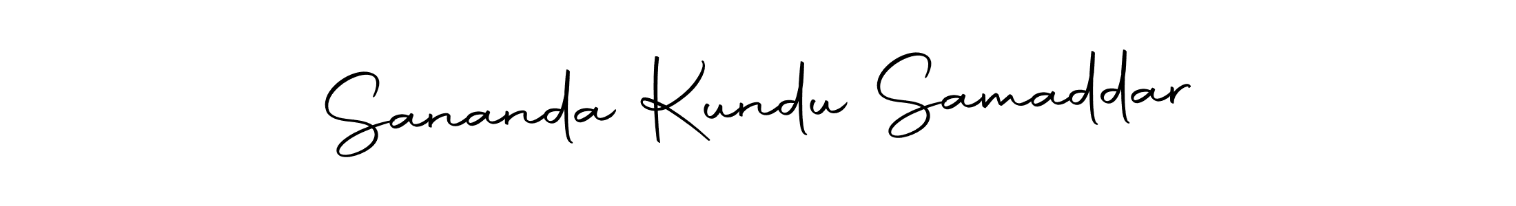 You should practise on your own different ways (Autography-DOLnW) to write your name (Sananda Kundu Samaddar) in signature. don't let someone else do it for you. Sananda Kundu Samaddar signature style 10 images and pictures png