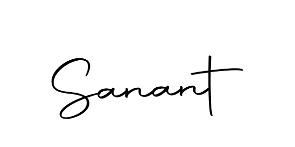 Make a beautiful signature design for name Sanant. With this signature (Autography-DOLnW) style, you can create a handwritten signature for free. Sanant signature style 10 images and pictures png